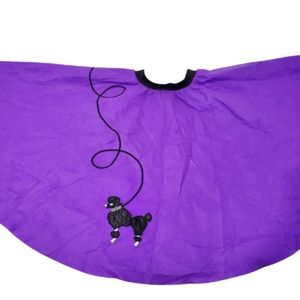 Pinup poodle circle skirt 50s handmade classic XS/S Rockabilly